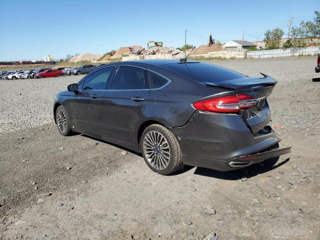 3FA6P0K98HR112967 - 2017 FORD FUSION TITANIUM Grafit foto 2