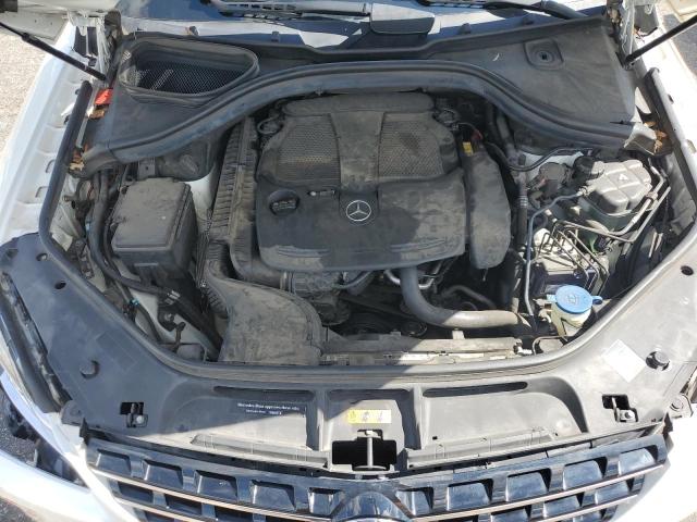 4JGDA5JB1EA350570 - 2014 MERCEDES-BENZ ML 350 WHITE photo 12