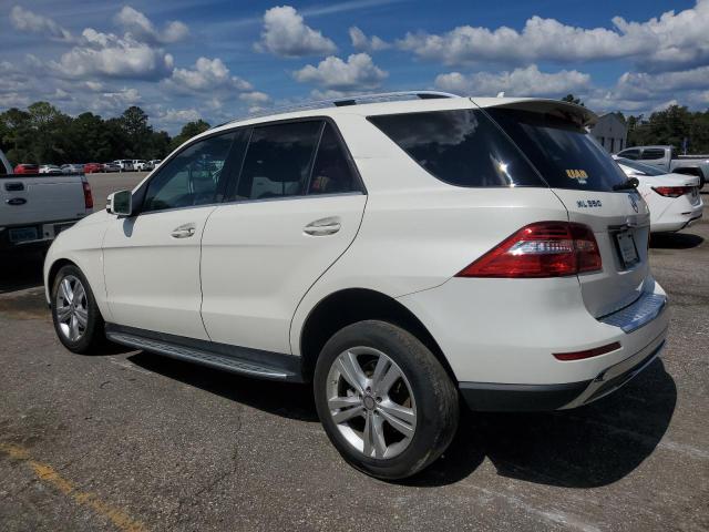4JGDA5JB1EA350570 - 2014 MERCEDES-BENZ ML 350 WHITE photo 2