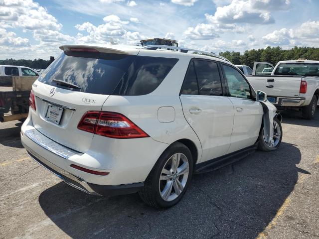 4JGDA5JB1EA350570 - 2014 MERCEDES-BENZ ML 350 WHITE photo 3