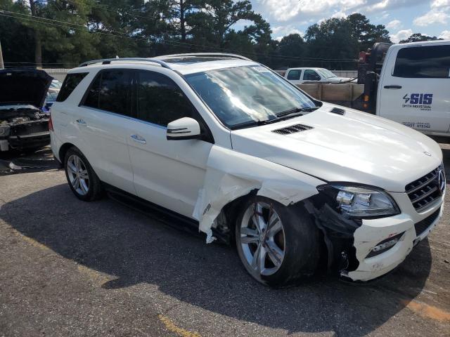 4JGDA5JB1EA350570 - 2014 MERCEDES-BENZ ML 350 WHITE photo 4