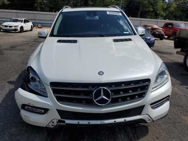 4JGDA5JB1EA350570 - 2014 MERCEDES-BENZ ML 350 WHITE photo 5