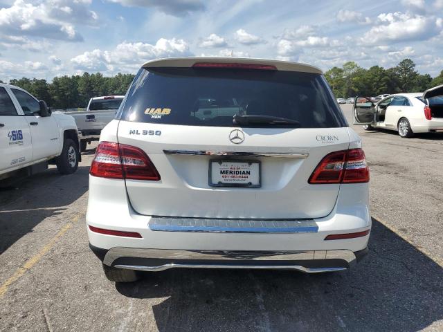 4JGDA5JB1EA350570 - 2014 MERCEDES-BENZ ML 350 WHITE photo 6
