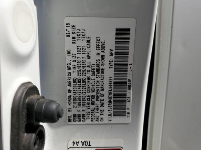 5J6RM4H79FL044827 - 2015 HONDA CR-V EXL 白色 照片 13