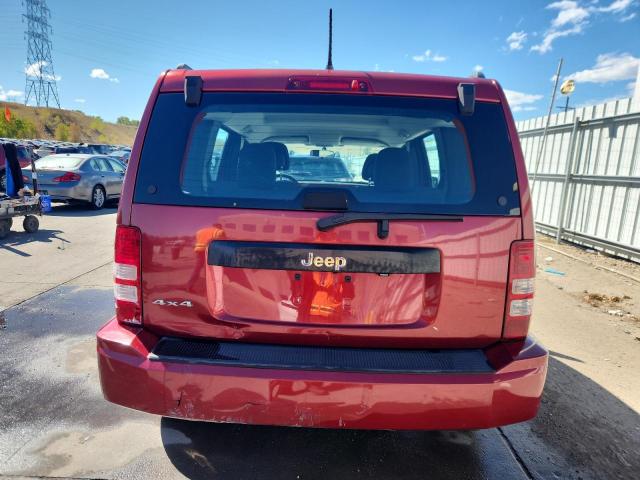 1C4PJMAK4CW183262 - 2012 JEEP LIBERTY SPORT RED photo 6