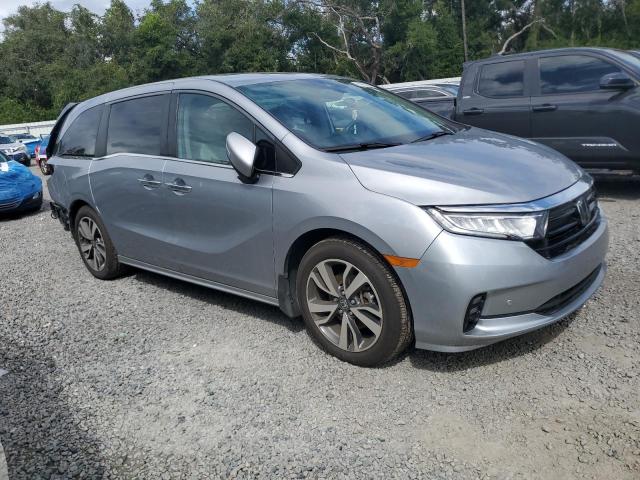 5FNRL6H81PB014478 - 2023 HONDA ODYSSEY TOURING SILVER photo 4