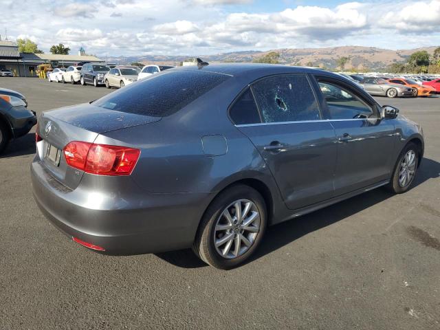 3VWD17AJXEM352454 - 2014 VOLKSWAGEN JETTA SE GRAY photo 3