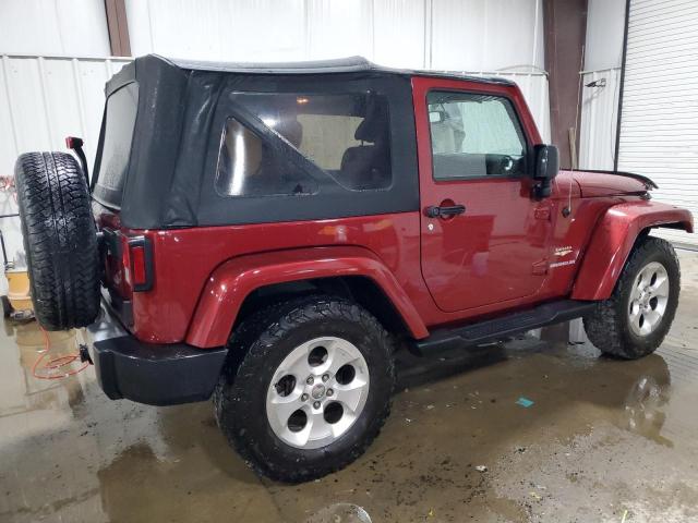 1C4AJWBG4DL542513 - 2013 JEEP WRANGLER SAHARA მუქწითელი ფოტო 3