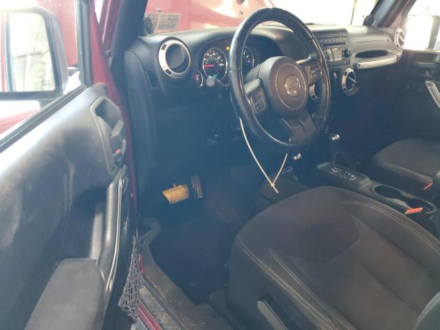 1C4AJWBG4DL542513 - 2013 JEEP WRANGLER SAHARA მუქწითელი ფოტო 8