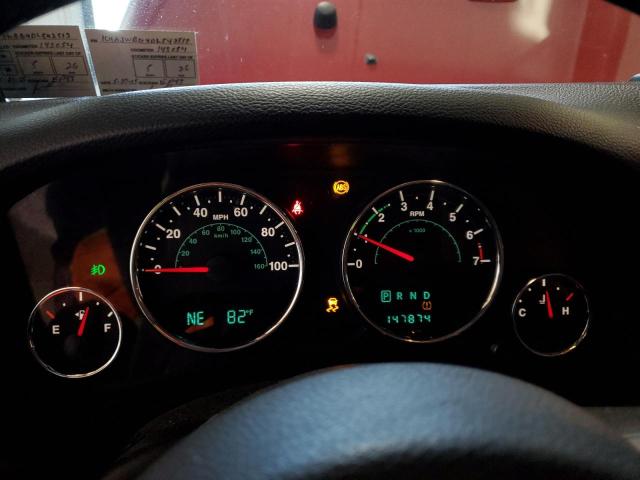 1C4AJWBG4DL542513 - 2013 JEEP WRANGLER SAHARA მუქწითელი ფოტო 9