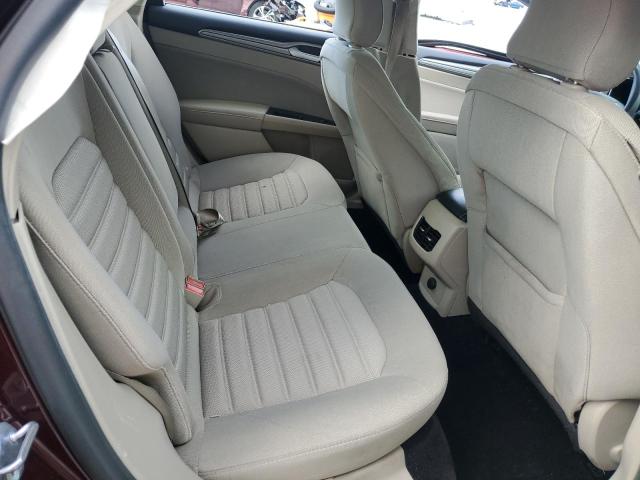 3FA6P0HD0HR290240 - 2017 FORD FUSION SE BURGUNDY photo 10