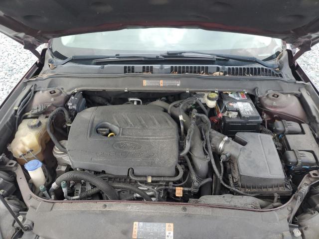 3FA6P0HD0HR290240 - 2017 FORD FUSION SE BURGUNDY photo 11