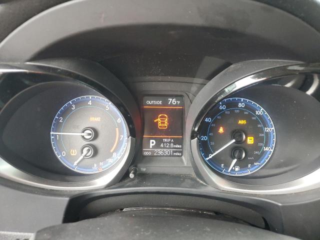 2T1BURHE3FC432954 - 2015 TOYOTA COROLLA L BLACK photo 9