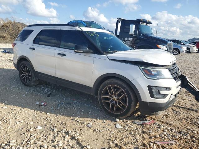 1FM5K8GT5GGD27084 - 2016 FORD EXPLORER SPORT WHITE photo 4