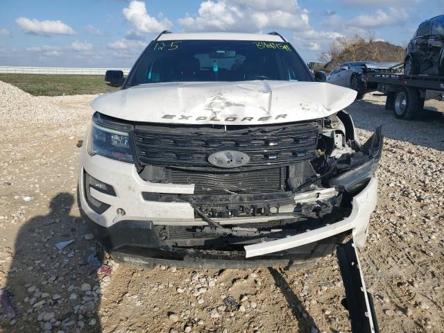 1FM5K8GT5GGD27084 - 2016 FORD EXPLORER SPORT WHITE photo 5