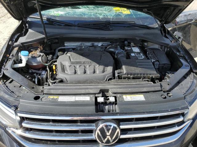 3VV2B7AX4NM038358 - 2022 VOLKSWAGEN TIGUAN SE შავი ფოტო 12