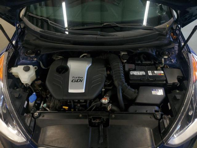 KMHTC6AE9HU318572 - 2017 HYUNDAI VELOSTER TURBO BLUE photo 11