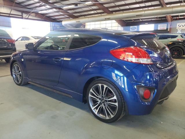 KMHTC6AE9HU318572 - 2017 HYUNDAI VELOSTER TURBO BLUE photo 2