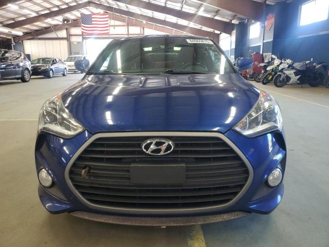 KMHTC6AE9HU318572 - 2017 HYUNDAI VELOSTER TURBO BLUE photo 5