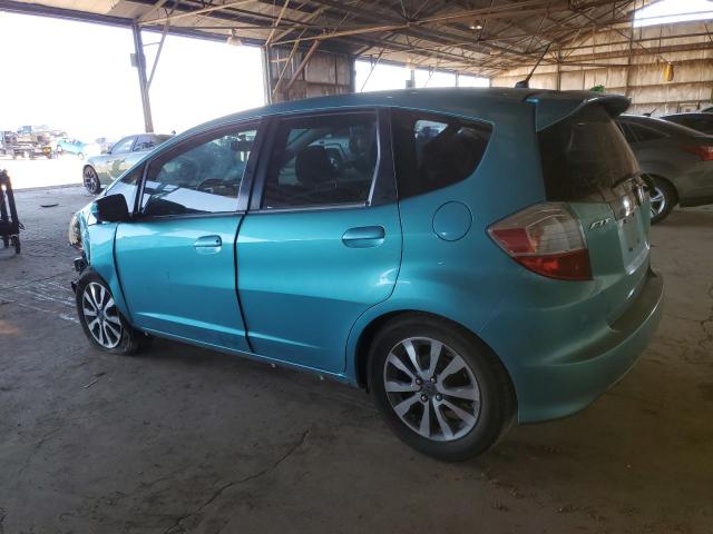 JHMGE8H51CC003103 - 2012 HONDA FIT SPORT TURQUOISE photo 2