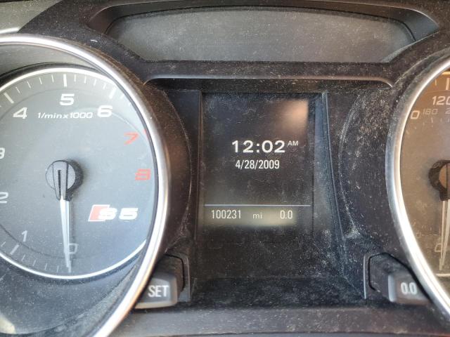 WAUVGAFH2AN007800 - 2010 AUDI S5 PRESTIGE GRAY photo 9