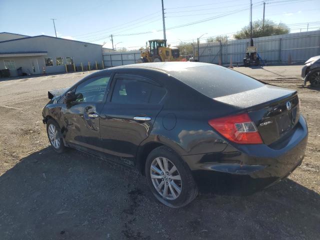 19XFB2F82CE382363 - 2012 HONDA CIVIC EX BLACK photo 2