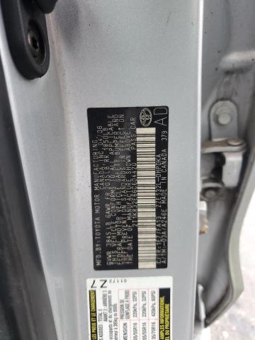 2T1KR32E66C604420 - 2006 TOYOTA COROLLA MA XR SILVER photo 12