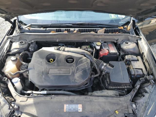 3FA6P0H99JR220253 - 2018 FORD FUSION SE BLACK photo 11