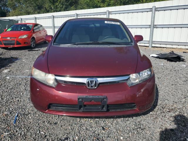 1HGFA16828L119450 - 2008 HONDA CIVIC EX MAROON photo 5