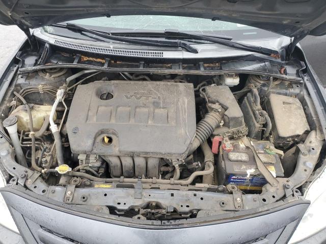 2T1BU4EE5CC853206 - 2012 TOYOTA COROLLA BASE GRAY photo 11