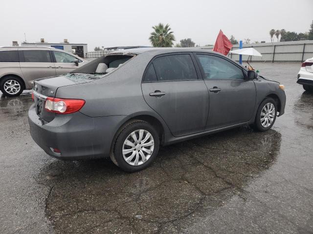 2T1BU4EE5CC853206 - 2012 TOYOTA COROLLA BASE GRAY photo 3