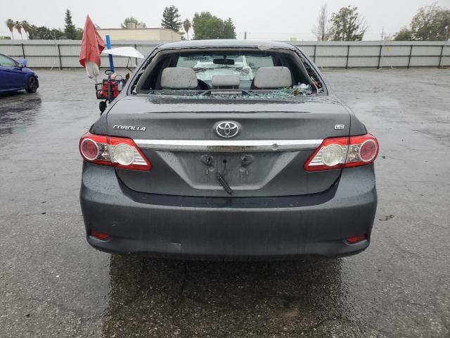 2T1BU4EE5CC853206 - 2012 TOYOTA COROLLA BASE GRAY photo 6