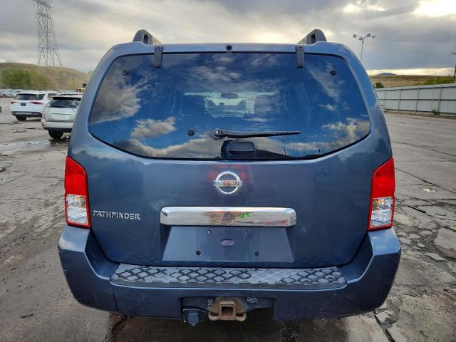5N1AR18W35C749448 - 2005 NISSAN PATHFINDER LE BLUE photo 6