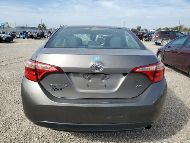 2T1BURHE4HC823369 - 2017 TOYOTA COROLLA L GRAY photo 6