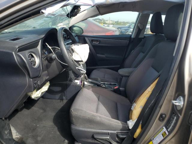 2T1BURHE4HC823369 - 2017 TOYOTA COROLLA L GRAY photo 7