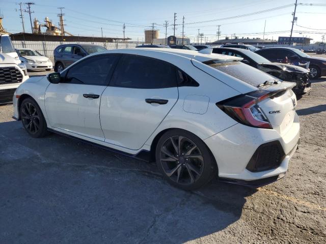 SHHFK7H93KU412593 - 2019 HONDA CIVIC SPORT TOURING Սպիտակ լուսանկար 2