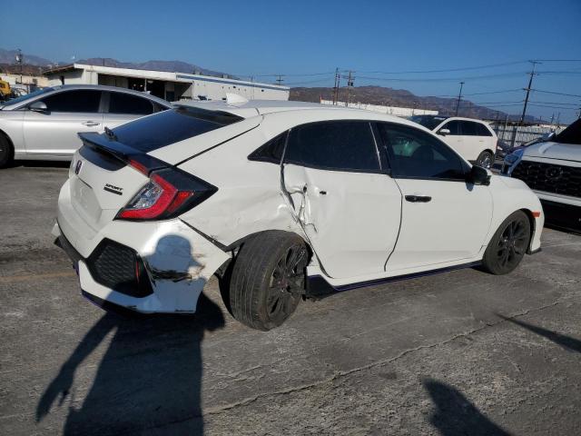 SHHFK7H93KU412593 - 2019 HONDA CIVIC SPORT TOURING Սպիտակ լուսանկար 3