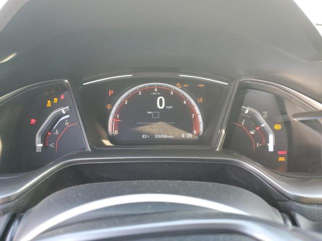 SHHFK7H93KU412593 - 2019 HONDA CIVIC SPORT TOURING Սպիտակ լուսանկար 9