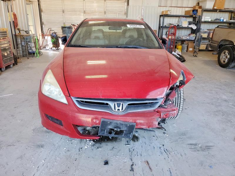 1HGCM72657A010119 - 2007 HONDA ACCORD EX RED photo 5