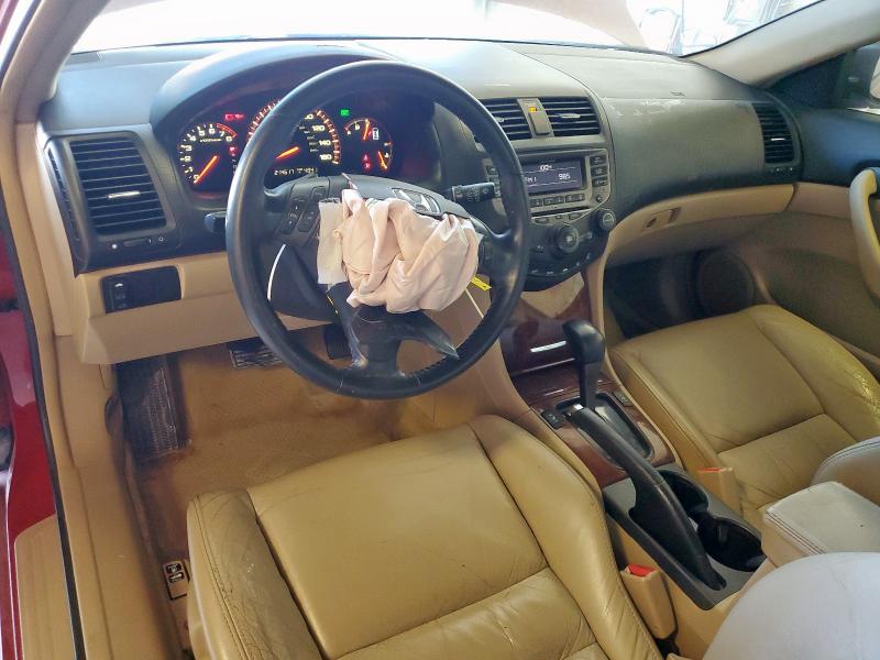 1HGCM72657A010119 - 2007 HONDA ACCORD EX RED photo 8