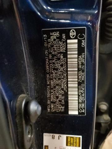 JTDKN3DU4D1650703 - 2013 TOYOTA PRIUS 蓝色 照片 12