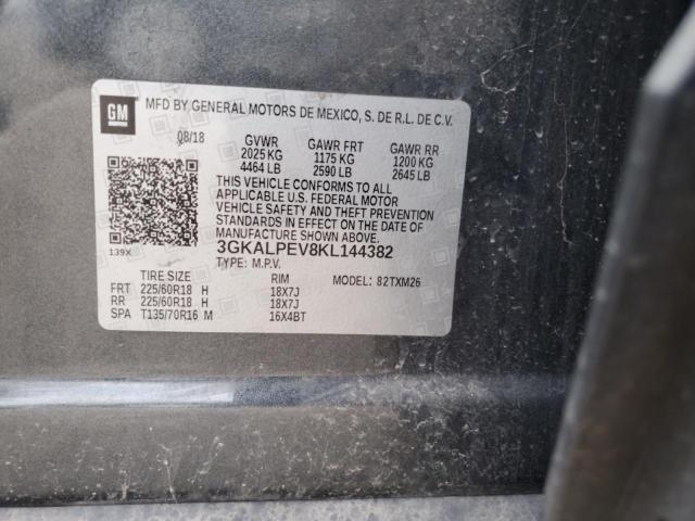 3GKALPEV8KL144382 - 2019 GMC TERRAIN SLT GRAY photo 14