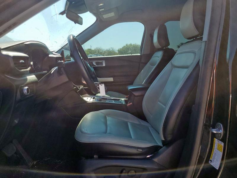 1FMSK7DH0MGB01317 - 2021 FORD EXPLORER XLT BLACK photo 7