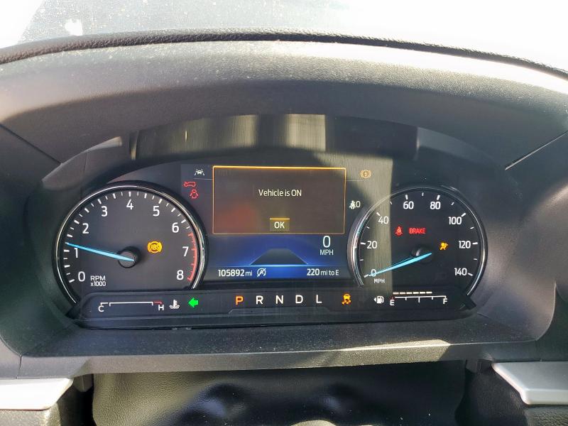 1FMSK7DH0MGB01317 - 2021 FORD EXPLORER XLT BLACK photo 9