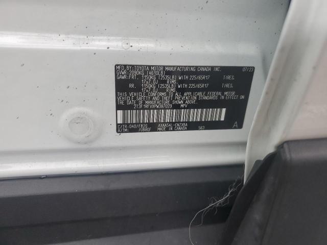 2T3F1RFVXPW387029 - 2023 TOYOTA RAV4 LE Biały zdjęcie 12