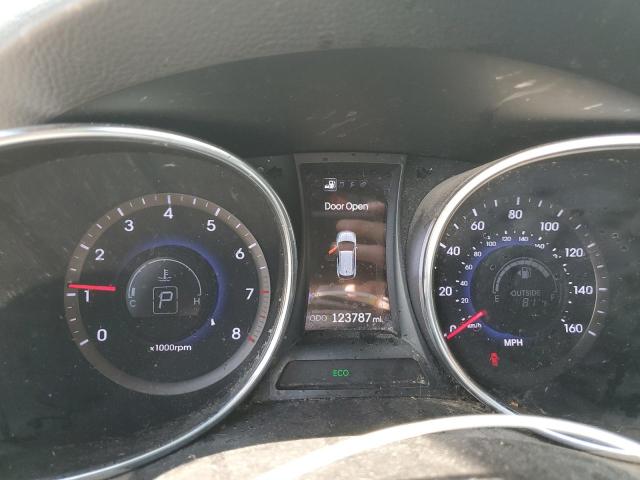 5XYZU3LAXDG016143 - 2013 HYUNDAI SANTA FE S GRAY photo 9