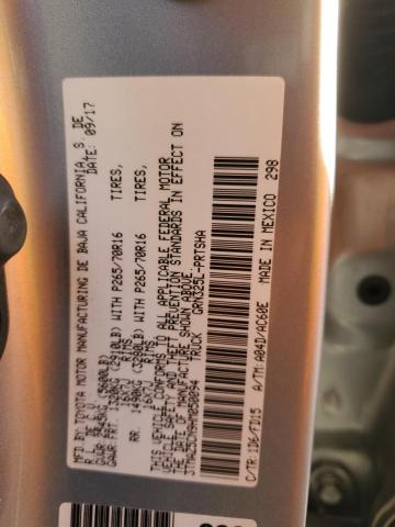 3TMAZ5CN9HM050094 - 2017 TOYOTA TACOMA DOUBLE CAB Grau Foto 12