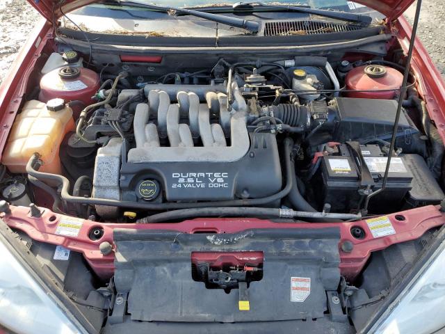 1ZWHT61L415601351 - 2001 MERCURY COUGAR V6 Rouge photo 11