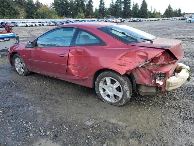 1ZWHT61L415601351 - 2001 MERCURY COUGAR V6 Rouge photo 2