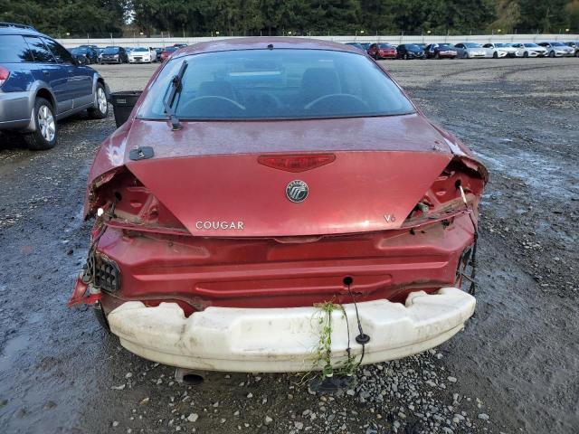 1ZWHT61L415601351 - 2001 MERCURY COUGAR V6 Rouge photo 6